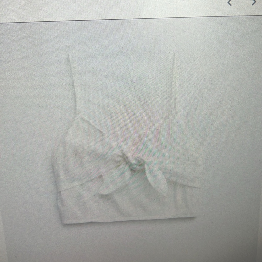 Aerie tie front cropped tank top NWOT